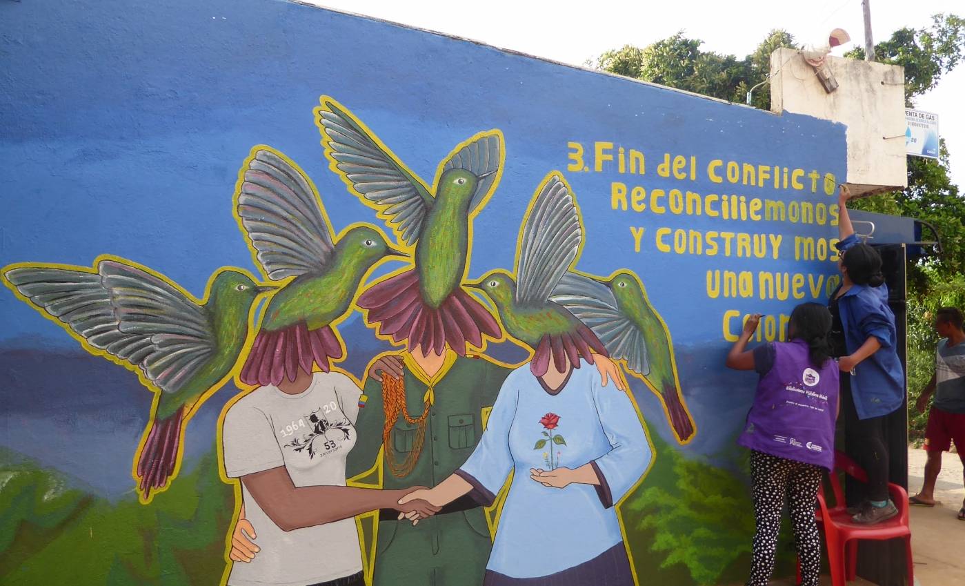 Colombia försöker skapa fred och försoning efter ett långt och våldsamt inbördeskrig. Foto: UN Photo / Cristina Domínguez.